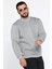 Üç Iplik Şardonlu Bisiklet Yaka Erkek Sweatshirt 2