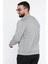 Üç Iplik Şardonlu Bisiklet Yaka Erkek Sweatshirt 3