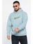 Kapüşonlu Kanguru Cepli Erkek Polar Sweatshirt 1