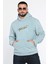 Kapüşonlu Kanguru Cepli Erkek Polar Sweatshirt 2