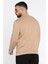 Üç Iplik Şardonlu Bisiklet Yaka Erkek Sweatshirt 3