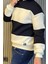 Bisiklet Yaka Renk Garnili Üç Iplik Şardonlu Erkek Sweatshirt 3