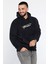 Kapüşonlu Kanguru Cepli Erkek Polar Sweatshirt 2
