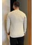 Yaka Düğme Detaylı Erkek Body Sweatshirt 3