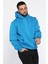 Erkek Kapüşonlu Şardonlu Üç Iplik Sweatshirt 2