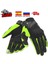SU01-YEŞIL Eldiven Stili L Beden Herobıker Motosiklet Eldivenleri Tam Parmak Motosiklet Ekipmanları Atv Binici Spor Eldiven Korumak Nefes Motosiklet Motokros Eldivenleri (Yurt Dışından) 5