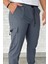 Paraşüt Paça Cırtlı Slim Fit Jogger Pantolon 4