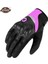 M30 Mor Eldiven Stili Xl Beden Karbon Fiber Motosiklet Eldivenleri Tam Parmak Moto Motokros Eldiven Dokunmatik Ekran Guantes Moto Nefes Alabilir Motosiklet Eldivenleri (Yurt Dışından) 1