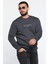 Erkek Yazı Baskılı Şardonlu Üç Iplik Sweatshirt 2