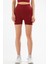 Bordo Slim Fit Yüksek Bel Toparlayıcı Seamless Kadın Tayt SSE0001 1