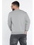 Erkek Yazı Baskılı Şardonlu Üç Iplik Sweatshirt 3