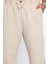 Erkek Baggy Kemerli Keten Pantolon P-00012623 4