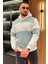 Kapüşonlu Üç Iplik Şardonlu Erkek Sweatshirt 1
