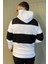 Kapüşonlu Üç Iplik Şardonlu Erkek Sweatshirt 3