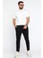 Bel Lastikli Kendinden Desenli Gabardin Pantolon P-00012264 2