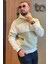 Kapüşonlu Üç Iplik Şardonlu Erkek Sweatshirt 2