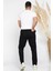 Erkek Kemerli Keten Jogger Pantolon P-00012624 3