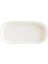 Retro Olive Hygge 12 Adet 21 Cm Yeşil Kenar Çizgili Porselen Oval Tabak 2