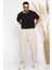 Bez Ayağı Kumaş Baggy Erkek Pantolon P-00012622 2