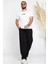 Erkek Baggy Kemerli Keten Pantolon P-00012623 2