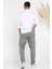 Erkek Kemerli Keten Jogger Pantolon P-00012624 3