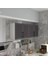 Kenzlife hazır mutfak dolabı havuç90 gri mod2 90*160*32 mebran kapak suntalam gövde 1