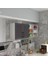 Kenzlife hazır mutfak dolabı zencefil90 gri mod2 90*160*32 mebran kapak suntalam gövde 1
