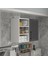 Kenzlife hazır mutfak dolabı roka60 gri mod2 60*080*32 mebran kapak suntalam gövde 1