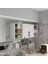 Kenzlife hazır mutfak dolabı domates90 byz mod1 90*160*32 mebran kapak suntalam gövde 1