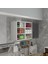 Kenzlife hazır mutfak dolabı nane60 gri mod2 60*120*32 mebran kapak suntalam gövde 1