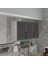 Kenzlife hazır mutfak dolabı limon60 gri mod2 60*120*32 mebran kapak suntalam gövde 1