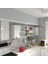 Kenzlife hazır mutfak dolabı kavun90 byz mod1 90*240*32 mebran kapak suntalam gövde 1