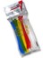 Plastik Kablo Bağı Klipsi Cırt Kelepçe Karışık Renk Set 140 mm 5 Renk x 20 Toplam 100 Adet 2