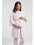 Kadın Beyaz Lohusa 3lü Takım 4