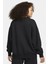 Air Jordan Wordmark Fleece Oversized Fit Women's Crew Geniş Kalıp Kadın Sweatshirt Siyah 2