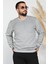 Erkek Kendinden Desenli Selanik Sweatshirt 1