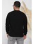 Erkek Kendinden Desenli Selanik Sweatshirt 3