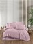 Marlenka Home Tex Lüx Saten Nevresim Takımı Çizgili 1