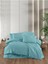 Marlenka Home Tex Lüx Saten Nevresim Takımı Çizgili 1