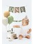 Okaliptus Temalı 1 Yaş Minimal Doğum Günü Parti Seti (Banner, 7'li Balon, Pasta Süsü) 1