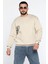 Bisiklet Yaka Üç Iplik Şardonlu Baskılı Erkek Sweatshirt 2
