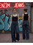 Kadın Pamuk Wide Leg Baggy Jeans 4