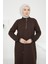 Kolları Ribanalı Yarım Fermuarlı Tunik 24KT453 2