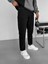 Erkek Boyfriend Fit Pamuklu Basic Jean Pantolon Siyah 3