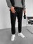 Erkek Boyfriend Fit Pamuklu Basic Jean Pantolon Siyah 4