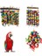 Boyut 3 Tarzı Büyük Kuş Oyuncakları Ağaç Kuş Oyuncakları Papağan Kuş Oyuncakları Aksesuarları Büyük Papağan Kafesi Isırma Oyuncak Afrika Gri Macaws Kakadular Için (Yurt Dışından) 4