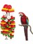 G3 Stili Kuş Çiğneme Oyuncak Papağan Kafesi Isırık Oyuncak Evcil Hayvan Malzemeleri Kakadular Afrika Gri Macaws Büyük Kuş Papağan Oyuncak Doğal Ahşap Bloklar (Yurt Dışından) 2