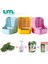 Pembe Tarzı 17CMX15CMX14CM Tavşan Kedi Kasesi Iki Bir Arada Tavşan Kedi Kasesi Plastic Tavşan Kedi Kasesi Güveç Pet Kümes Ürünleri Tavşan KAFESI25 (Yurt Dışından) 2