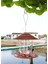 02 Gri Stil 16.5X16.5X18CM Yeni Su Geçirmez Çardak Asılı Yabani Kuş Yuvası Dış Mekan Konteyneri ile Askı Halatı ile Kuş Evi Türü Dış Mekan Dekorasyon (Yurt Dışından) 3