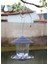 02 Gri Stil 16.5X16.5X18CM Yeni Su Geçirmez Çardak Asılı Yabani Kuş Yuvası Dış Mekan Konteyneri ile Askı Halatı ile Kuş Evi Türü Dış Mekan Dekorasyon (Yurt Dışından) 5